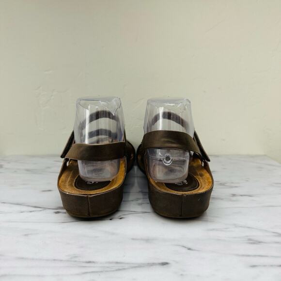 Euro Soft By Sofft Tan Leather Strappy Sandals Women’s Size 7 - Picture 6 of 11